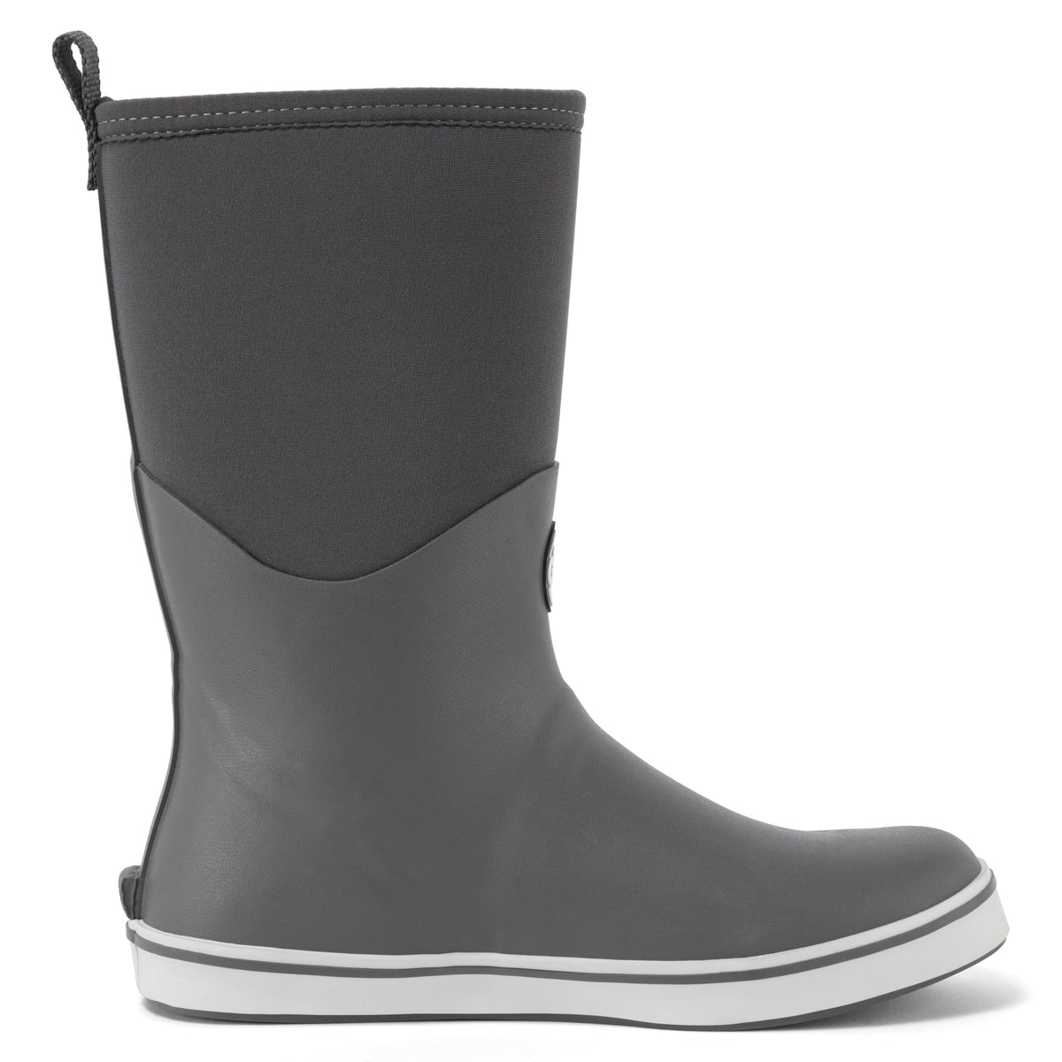 Gill Mens Hydro High Performance Mid Length Fishing Deck Rain Boot Waterproof Insulated Ash Grey