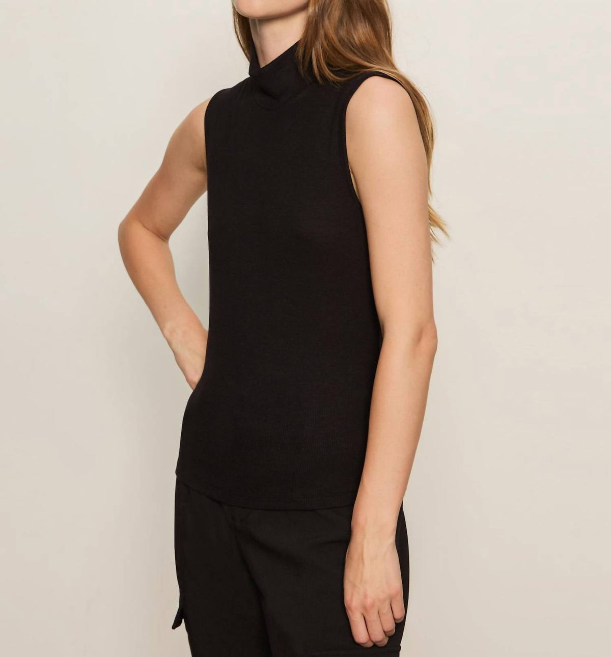 Sanctuary - Women's Essential Sleeveless Mock Neck Top