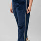 La Fuori - Velvet Sequin Stripe Pants - Plus