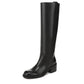 Franco Sarto Womens Niva Fashion Boot Black Leather Size 6 M