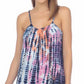 Raviya Women's Crochet Trim Cover Up Dress Swimsuit Blue Size Small