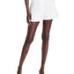 Aqua White Belted Shorts
