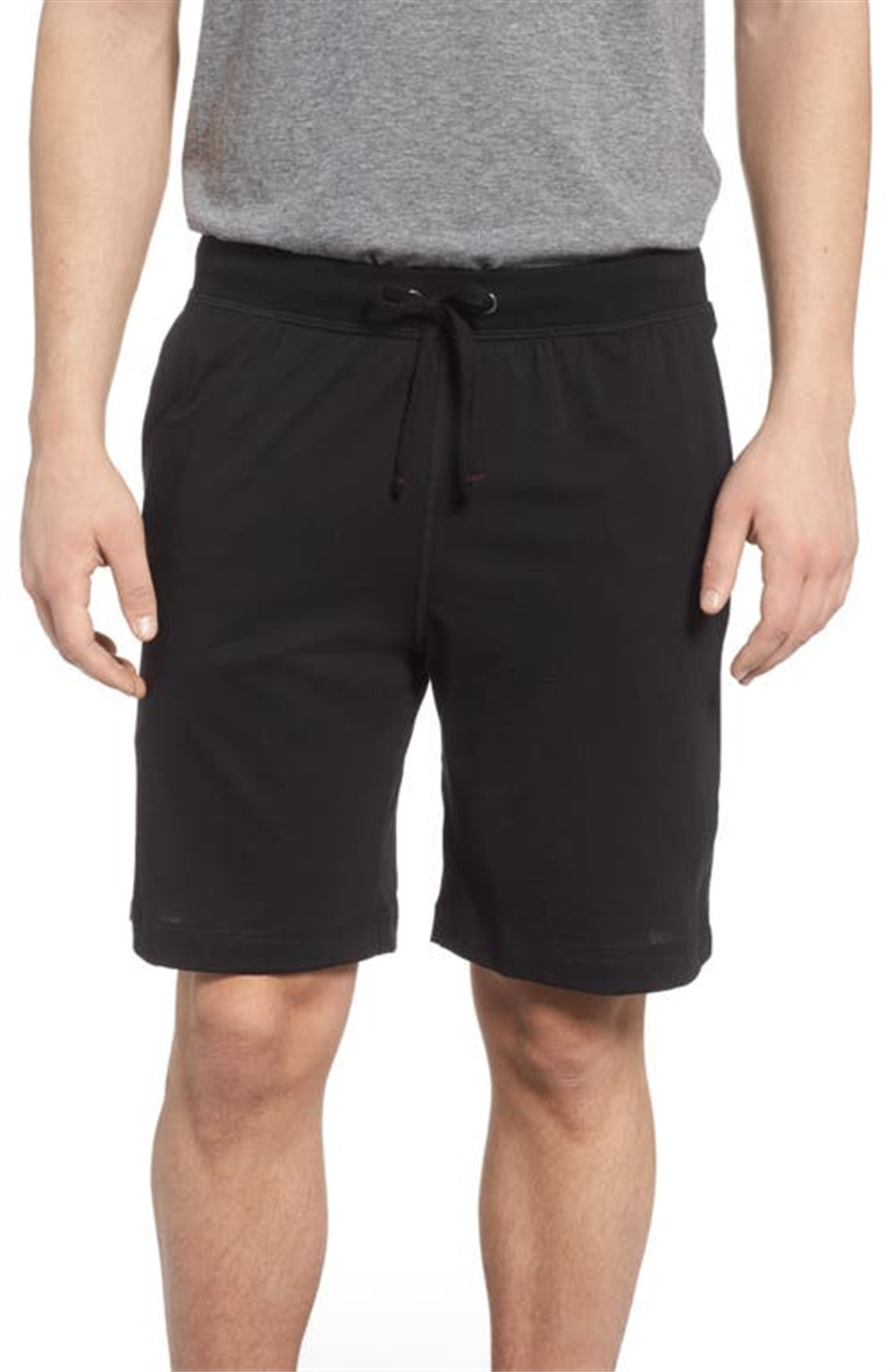 Daniel Buchler Men's Peruvian Pima Cotton Shorts Black Size Large