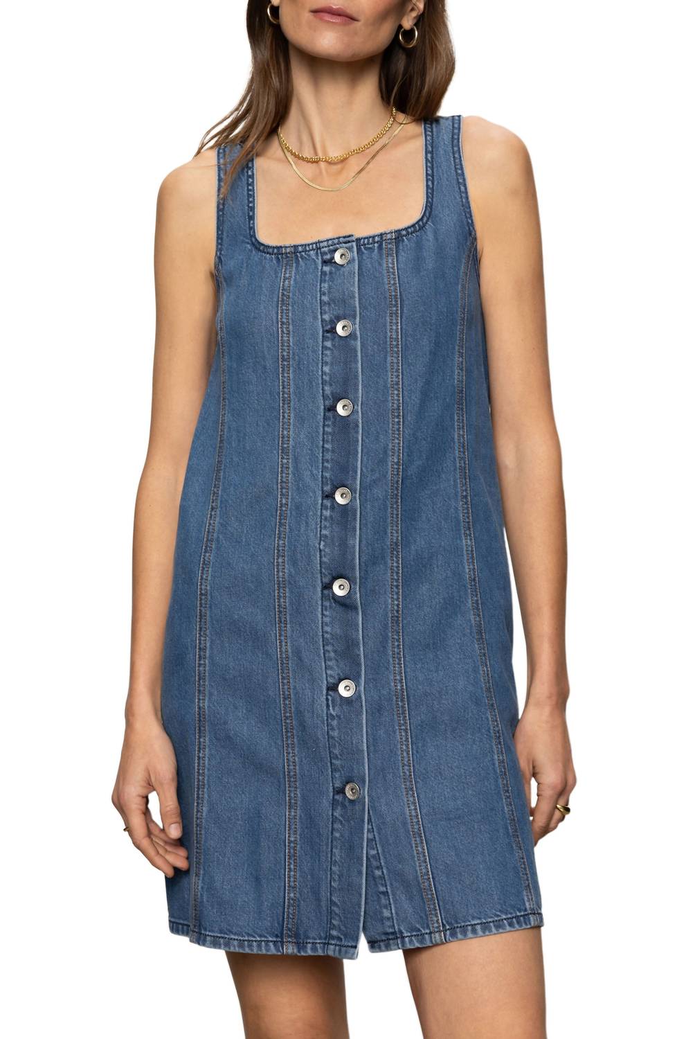 Sanctuary - Blossom Denim Mini Dress