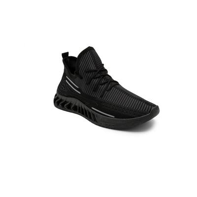 Akademiks Men's Fit 2.0 Knit Jogger Sneakers Black Size 9M