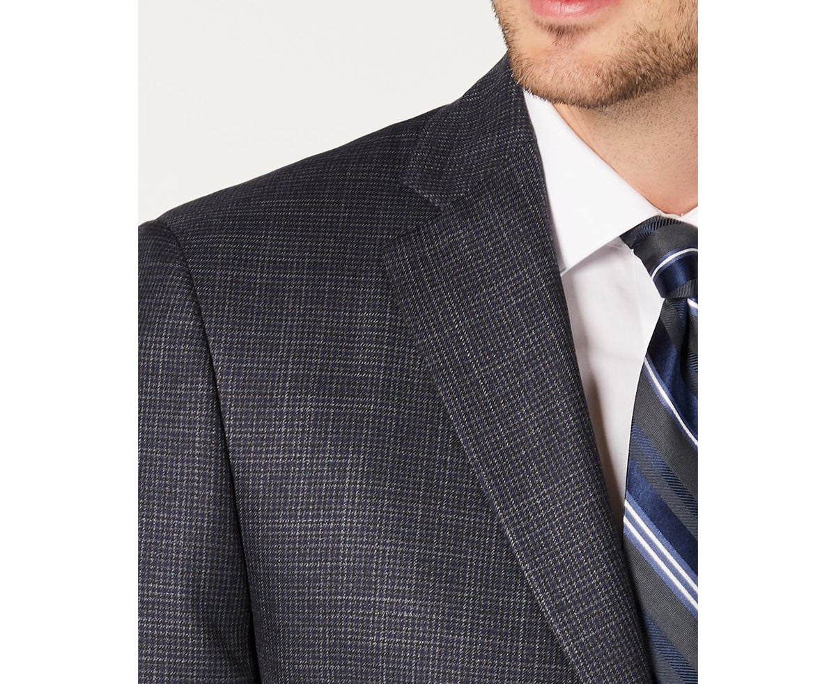 Michael Kors Men's Suit Seperate Long Blazer Grey Size 44