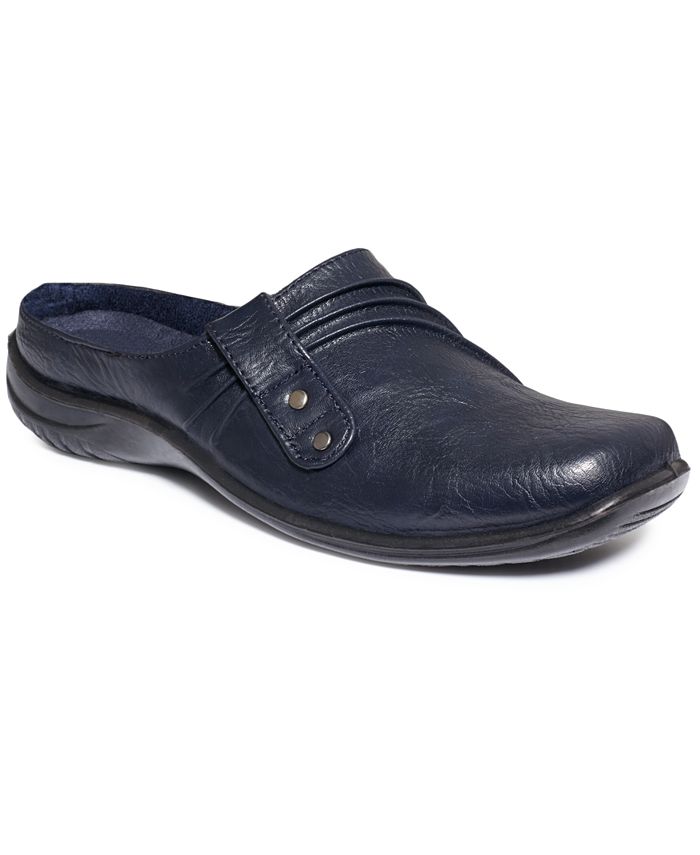 Easy Street Women's Holly Comfort Mules Black Size 9.5 W
