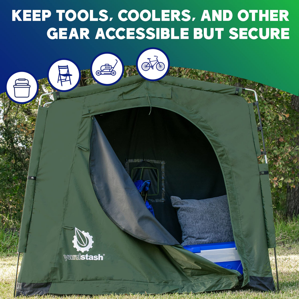 YardStash Bike Storage Lightweight Tent