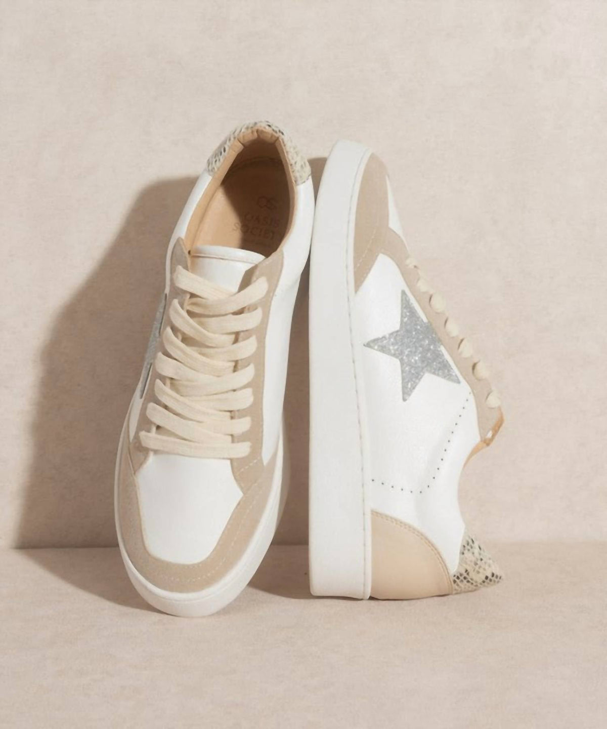 Wit & Wisdom - Women's Irene Neutral Star Sneakers