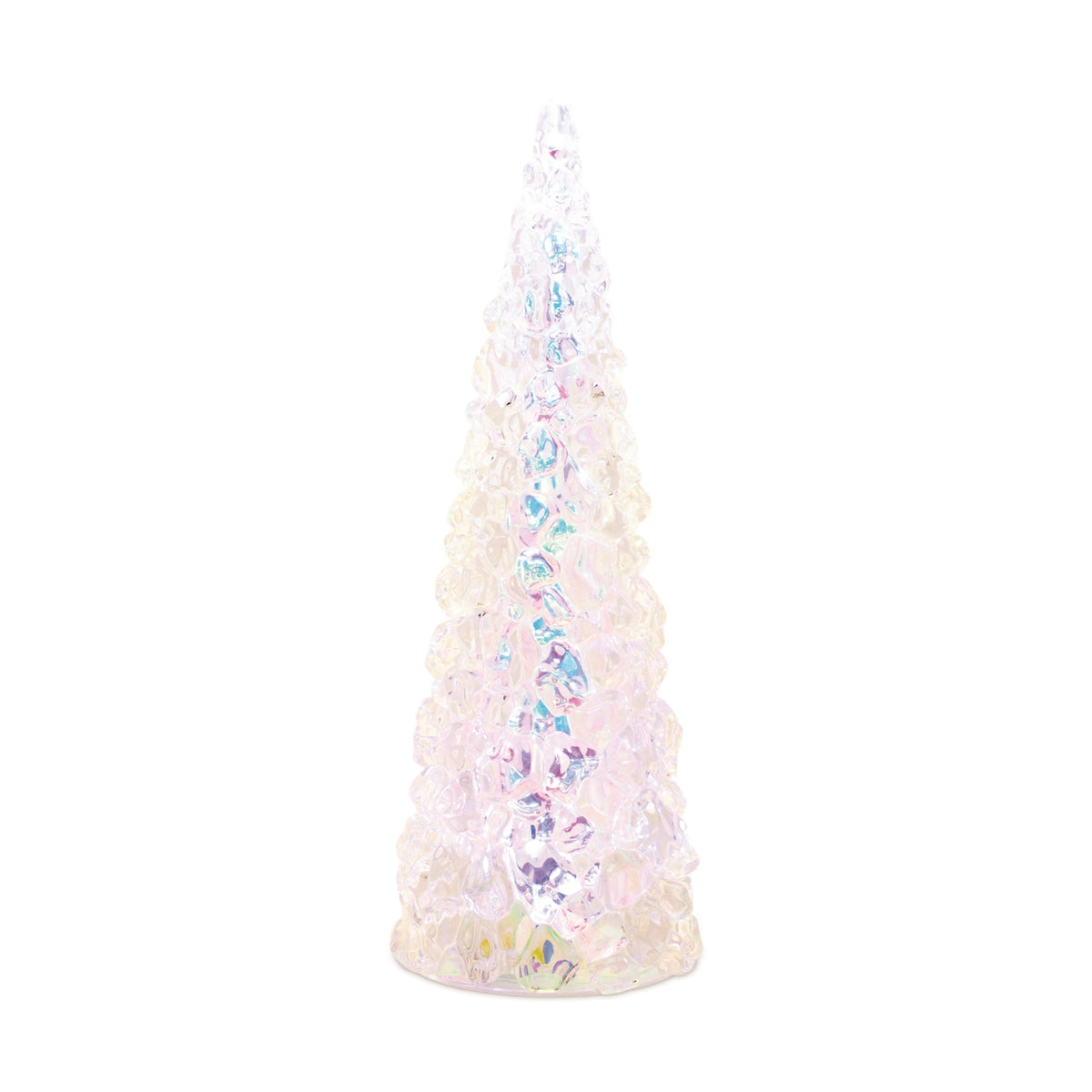 Iridescent LED Pine Tree 13.5"H