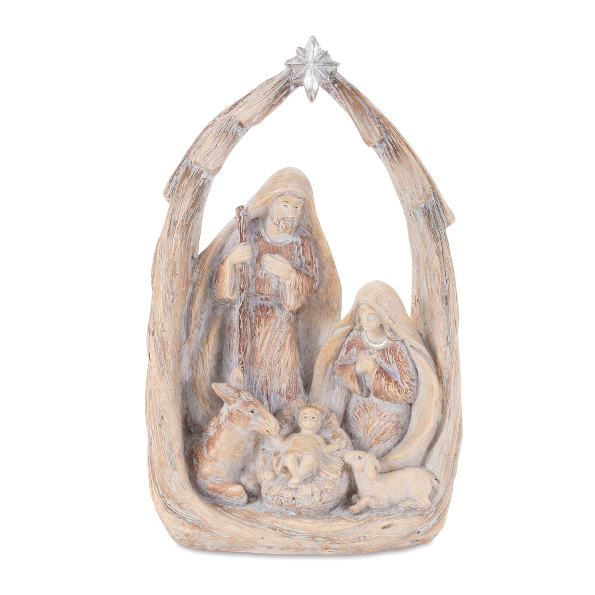 Holiday Nativity Scene Display 8"H