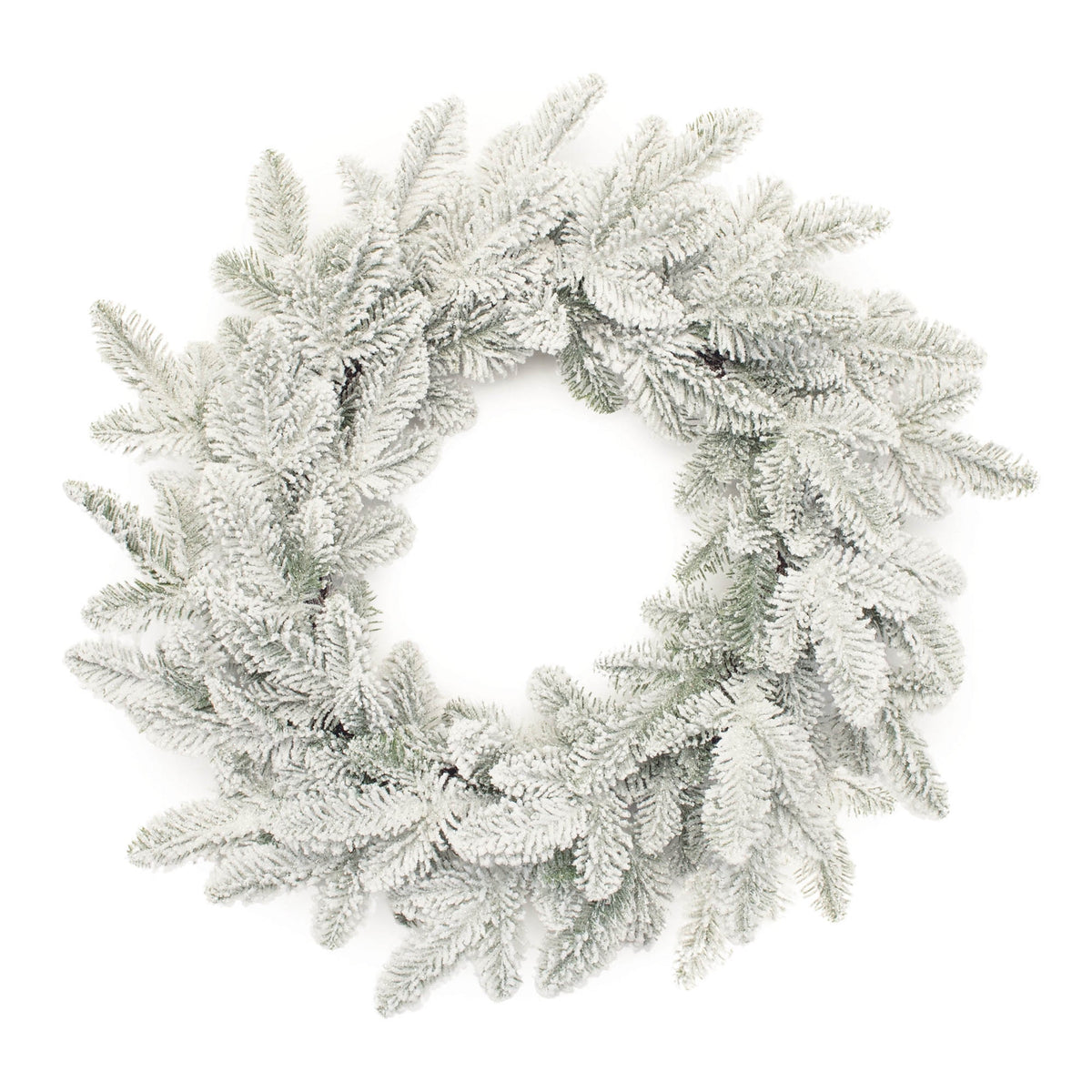 Snowy  Pine Wreath 24"D