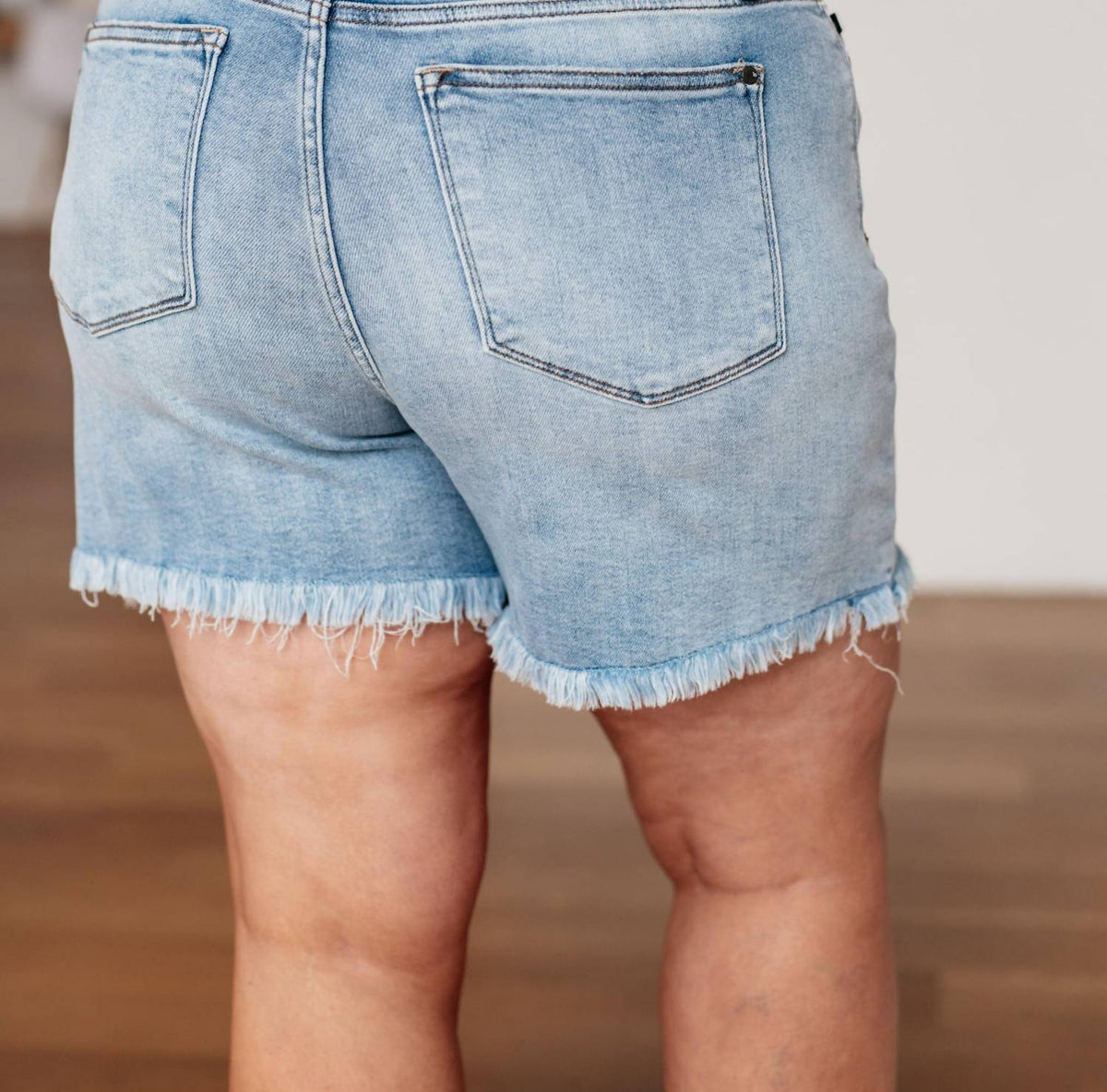Judy Blue - High Rise Cutoff Dad Shorts