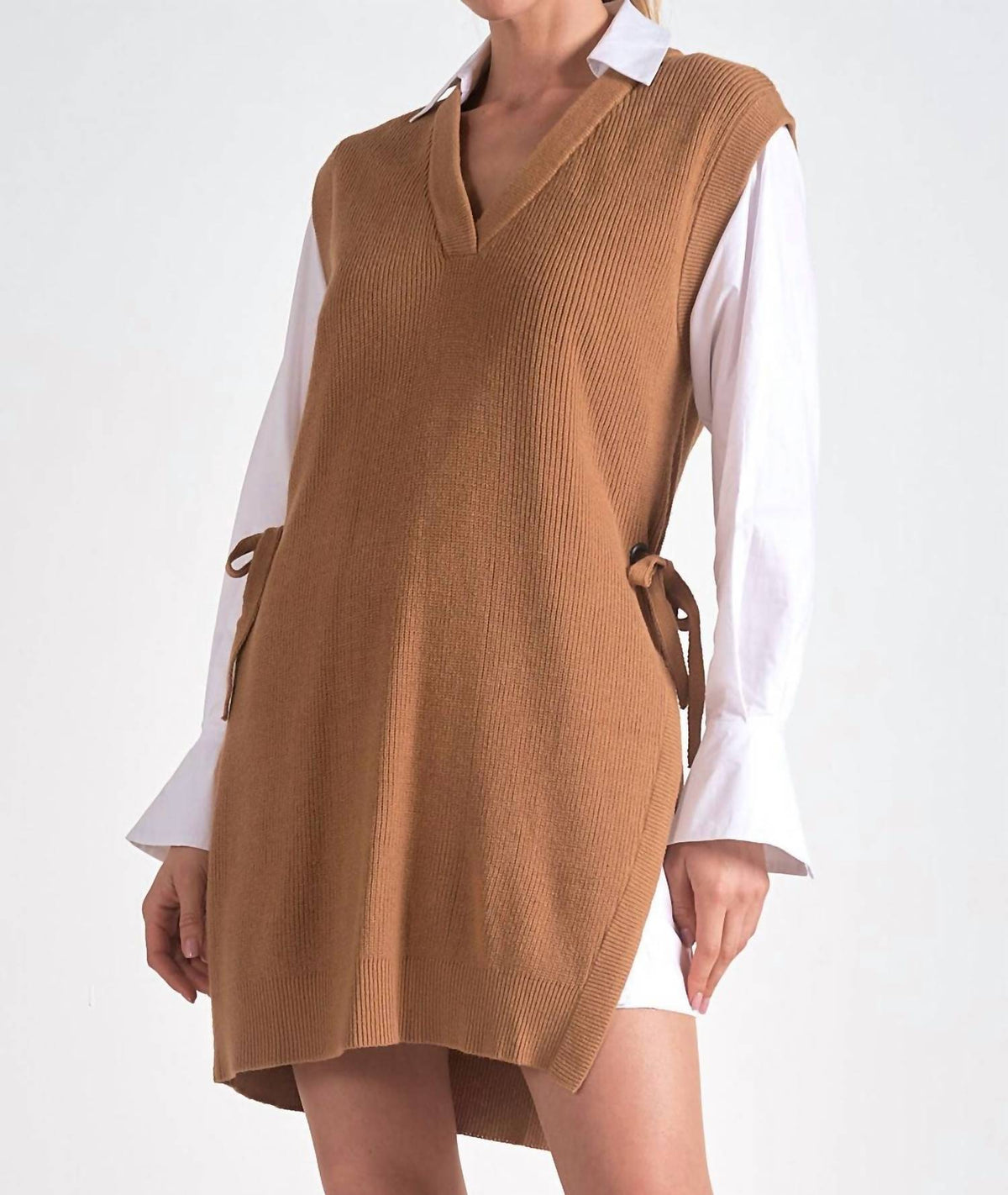 Elan - Sterling Sweater Shirt Dress