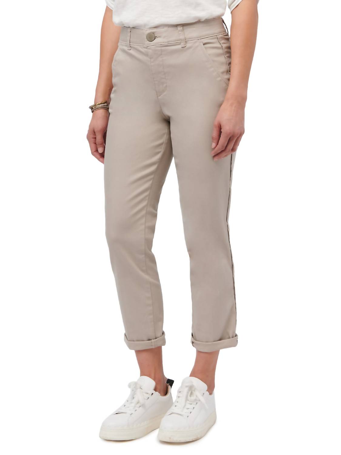 Democracy - HIGH RISE ROLL CUFF TROUSER
