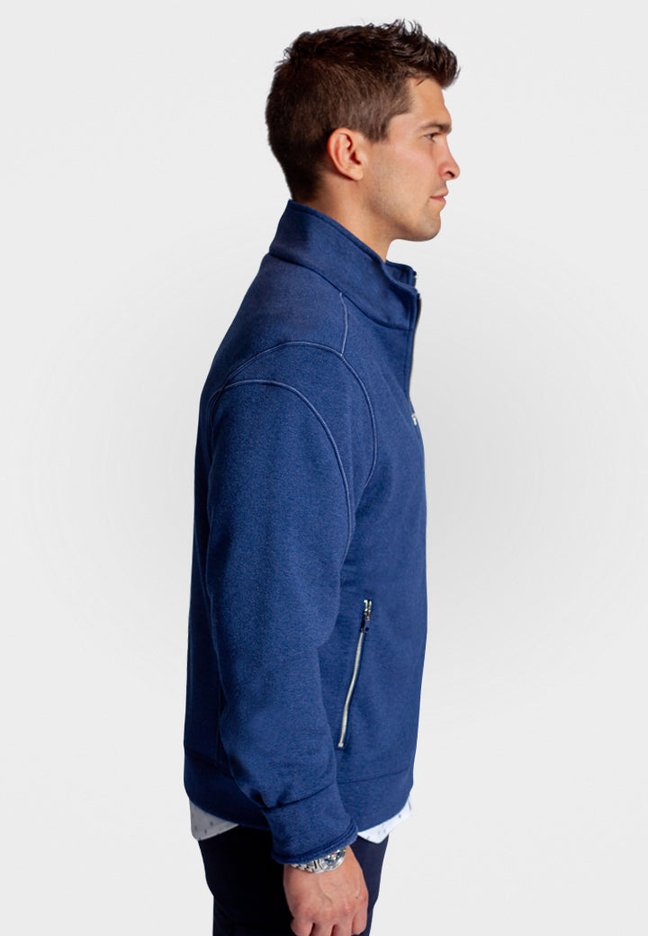 Breckenridge Full-Zip Sweatshirt - Tokyo Blue