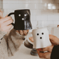 Black Ghost 12 oz Figural Coffee Mug