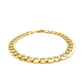 8.2mm 10k Yellow Gold Curb Bracelet