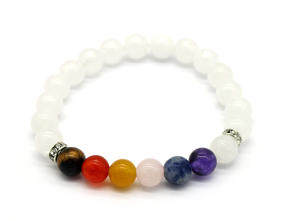Amy and Annette 7 Genuine Chakra Healing Gemstone Bracelets