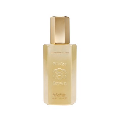 Blake Brown Hair and Body Refresh Mist Sandalwood Vanille Warm Vanilla Fragrance 5 fl oz - New