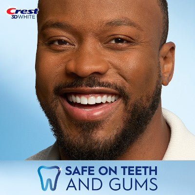 Crest 3DWhitestrips Sensitive + LED Light At-Home Teeth Whitening Kit 14 Treatments - Imperfect Box