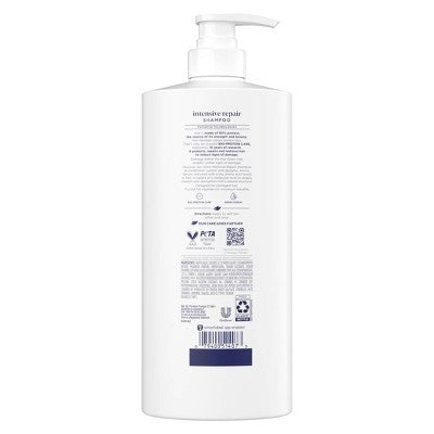Dove Beauty Intensive Repair Hair Shampoo Pump with Glutamic Amino Serum & Bio-Protein Care 28 fl oz - Imperfect Container