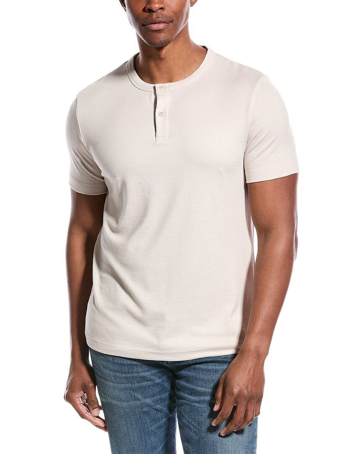 Theory Gaskell Solid Henley White Size L