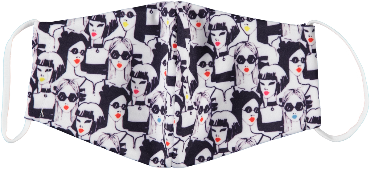 6-Pack: Women's Reusable Machine Washable Masks