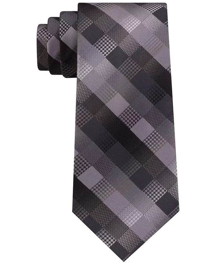 van-heusen-mens-bruck-plaid-tie-black-size-regular-1