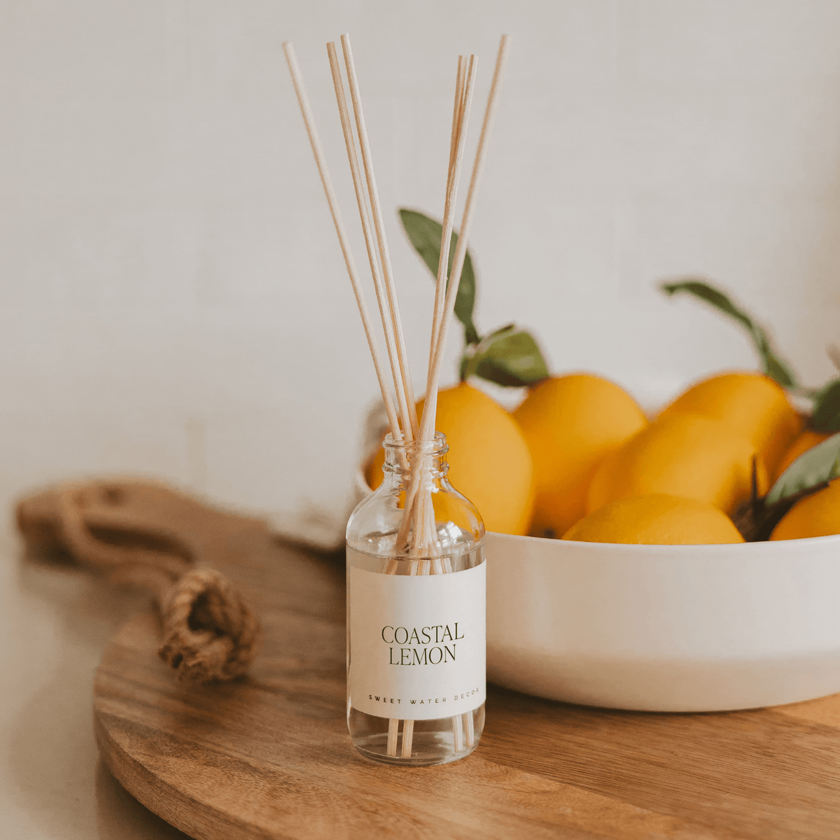 Coastal Lemon Clear Reed Diffuser