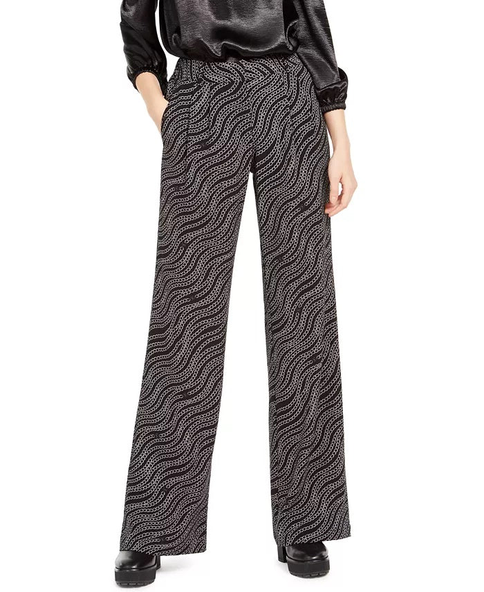 Michael Kors Women's Printed Wide Leg Pants Size Large