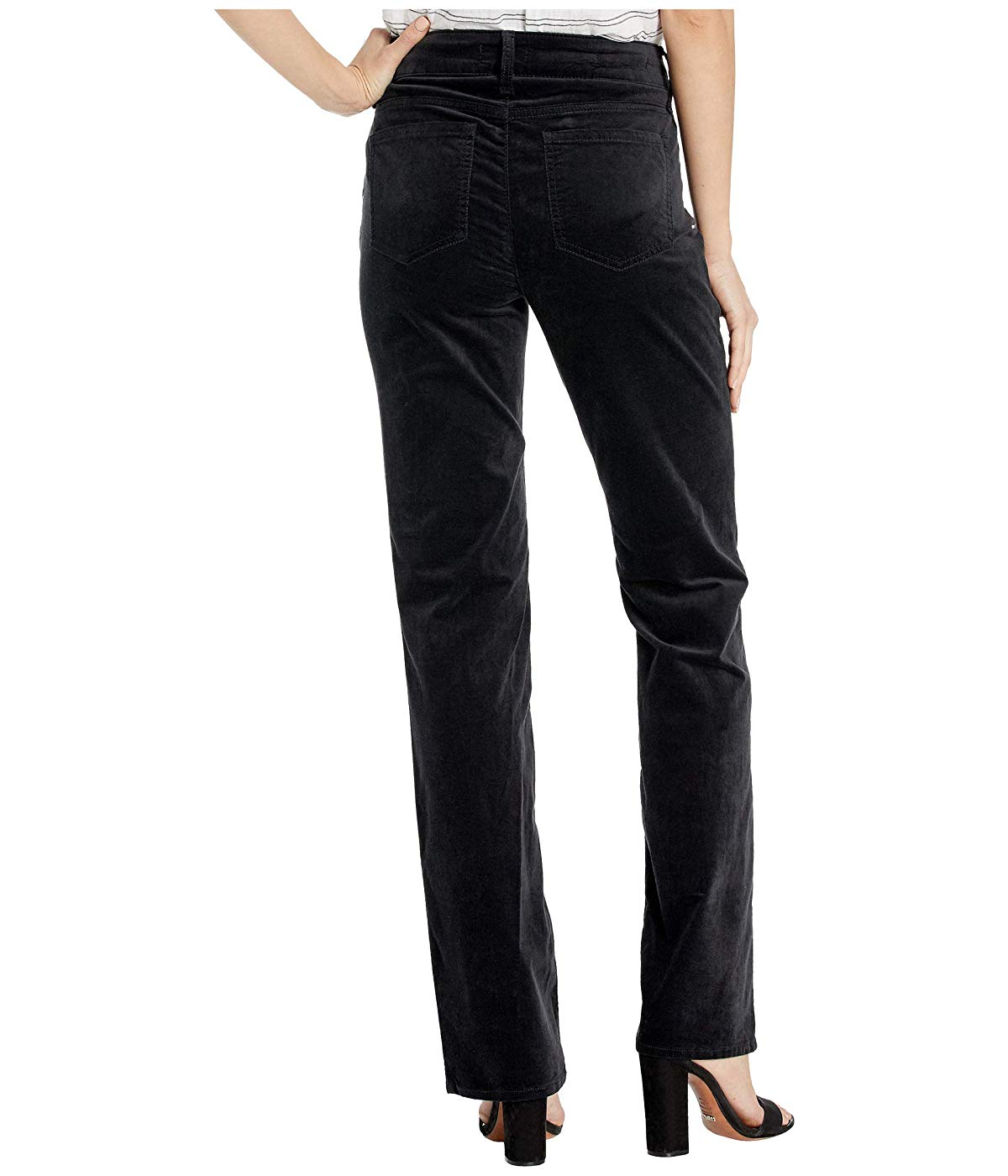 NYDJ Women's Marilyn Straight Pants Black Size 4