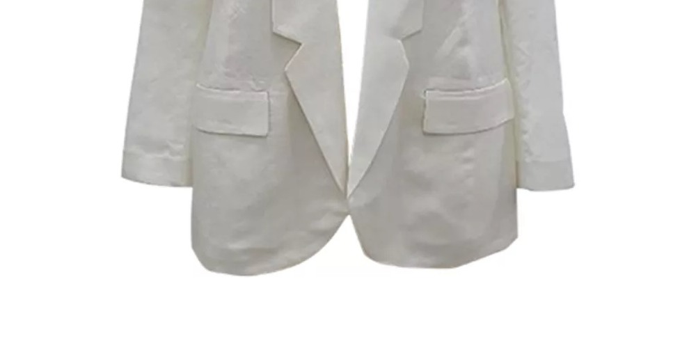 Alfani Women's Cardigan Blazer Jacket White Size Small