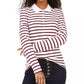 Tommy Hilfiger Women's Long Sleeve Polo Shirt Pink Size X-Large