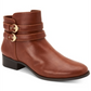 NOSTOCK Charter Club Women's Jaimee Closed Toe Ankle Fashion Boots Brown Size 8.5