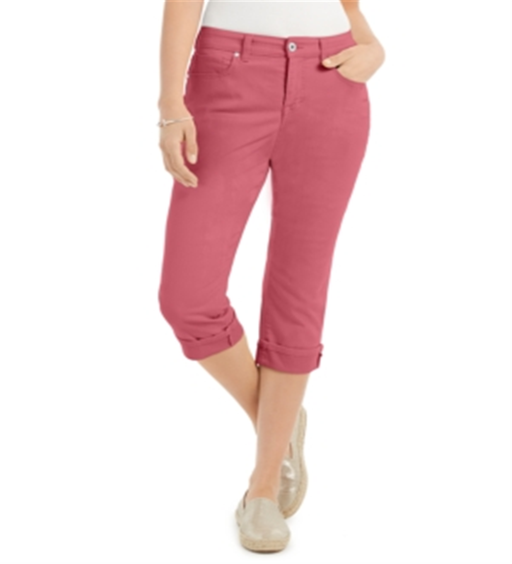Style & Co Curvy Capri Pink Size 6