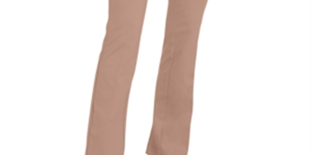 Alfani Women's Hardware Waist Trouser Pants Pink Size 12 Petite