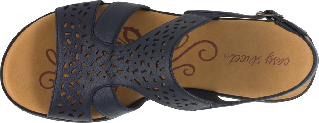 Easy Street Women's Bolt Sandals Shoes Blue Size 9.5