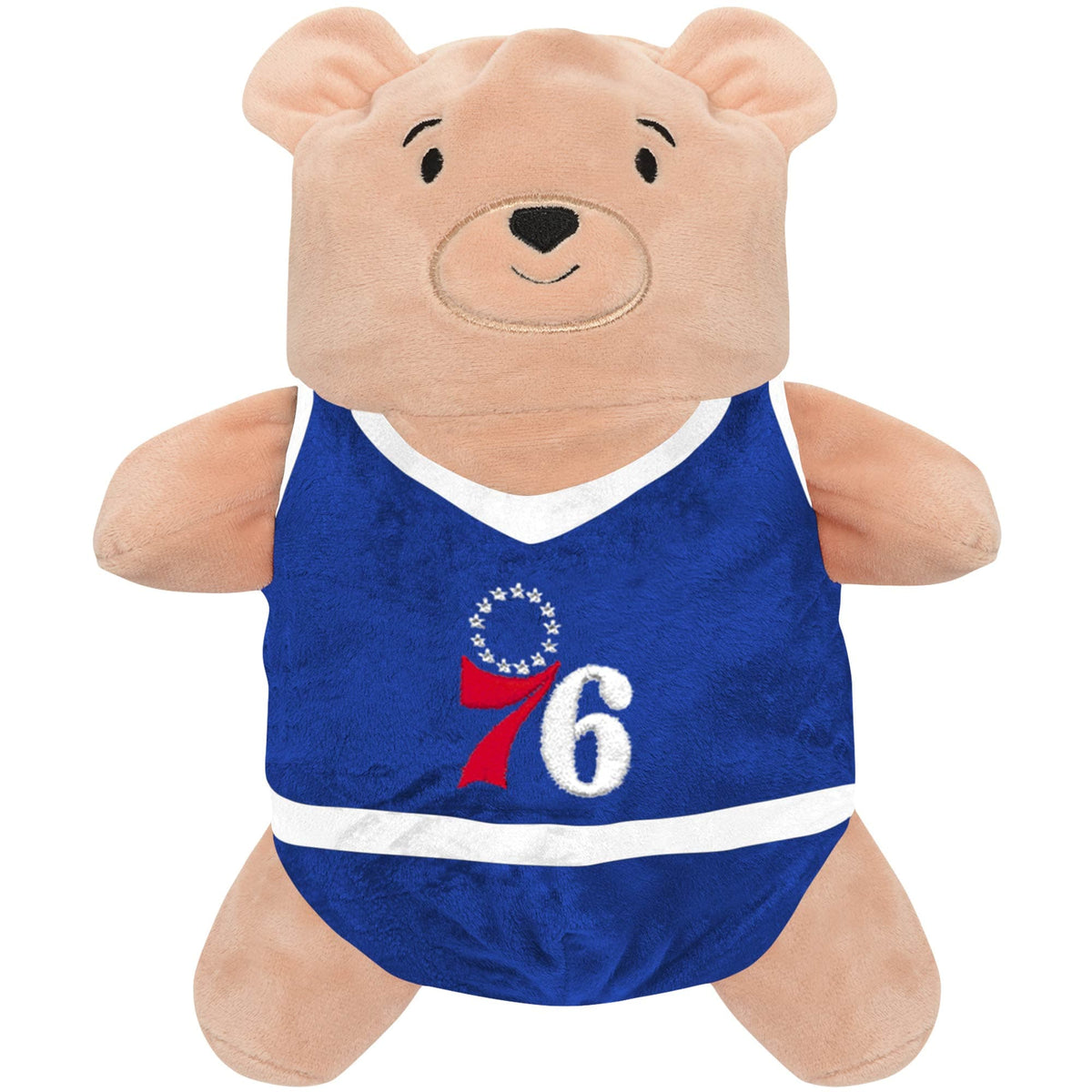 Cubcoats Transforming 2-in-1 Unisex Preschool 76ers Full-Zip Hoodie & Soft Plushie Blue