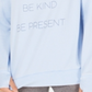 Ideology Women's Be Loving Fitness Activewear Sweatshirt Blue Size X-Small