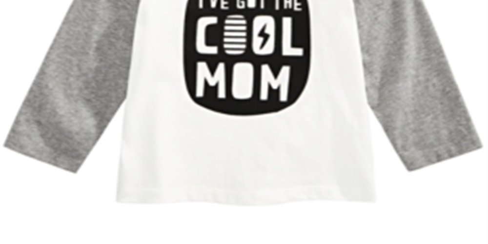 First Impressions Baby Boy's Cool Mom Print Cotton T-Shirt White Size 3-6MOS