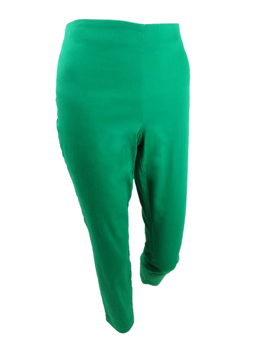 Charter Club Women's Chelsea Stretch Skinny Pants Green Size 8 Petite