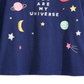First Impressions Toddler Girl's Cotton Long-Sleeve Universe T-Shirt Blue Size 2T
