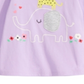 First Impressions Baby Girl's Long Sleeve Elephant T-Shirt Purple Size 18MOS
