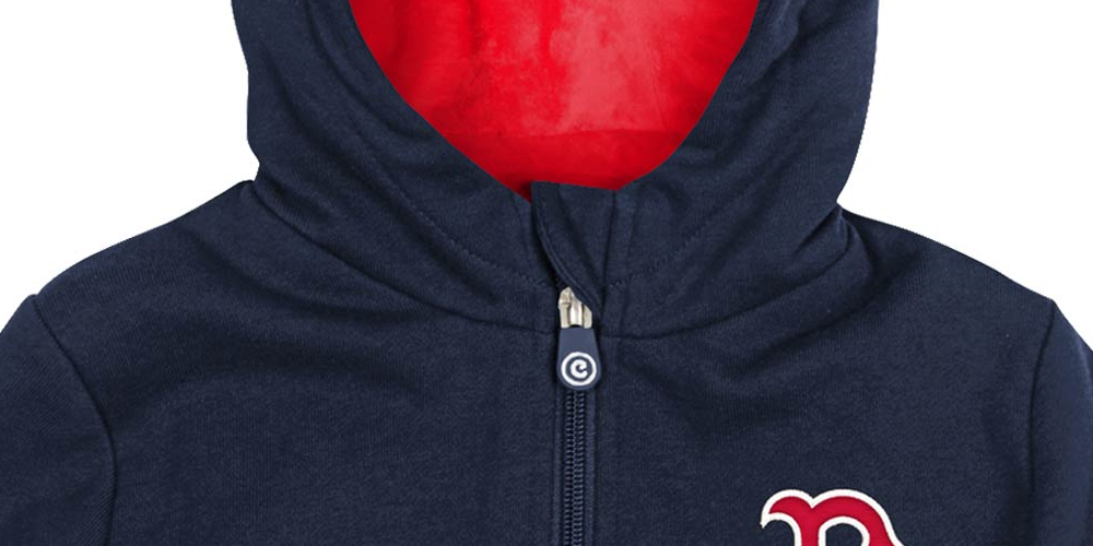Cubcoats Transforming 2-in-1 Unisex Boston Red Sox Full-Zip Hoodie & Soft Plushie Blue