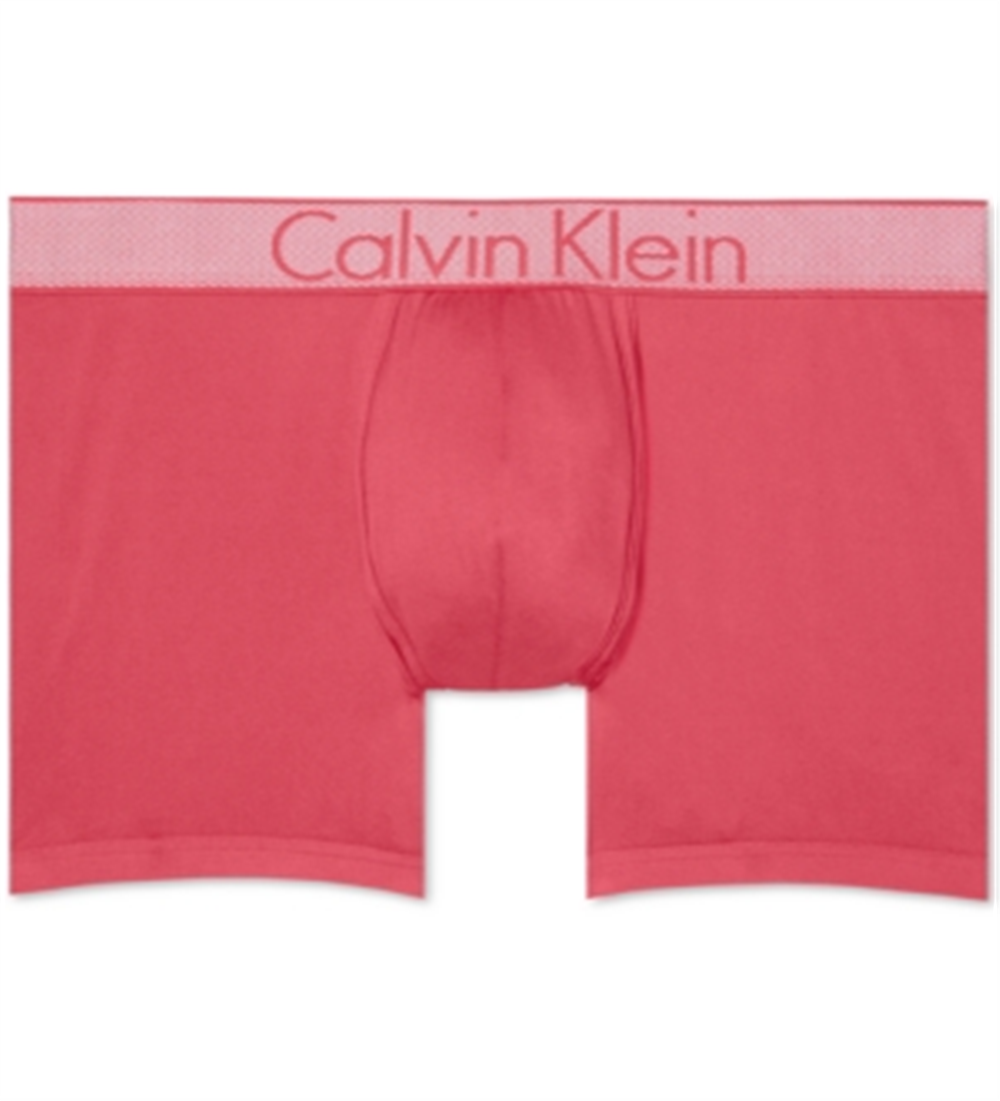 Calvin Klein Men's Customized Stretch Boxer Briefs Hot Pink Size X-Large