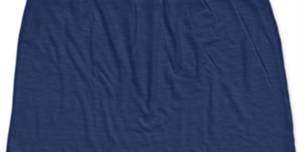 Style & Co Women's Embroidered Flutter Strap Tank Top Blue Size Small