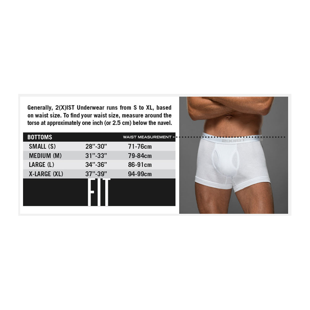 2(X)IST Men's Pride No Show Boxer Briefs Blue Size X-Large