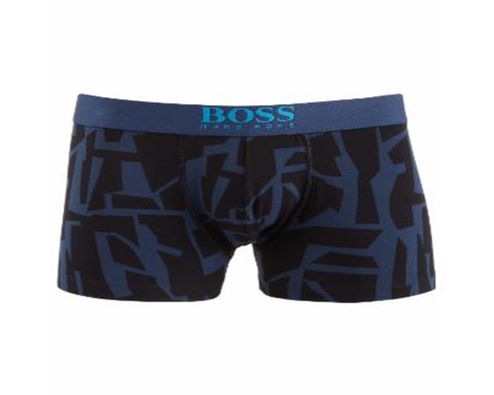 Hugo Boss Men's Printed Trunks Blue Size S