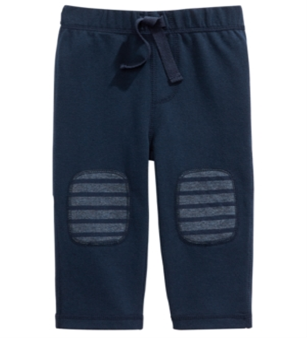 First Impressions Baby Boy's Knee Patch Pants Blue Size 24MOS